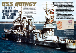 Uss Quincy: She Died So That Others Could Carry on the Fight