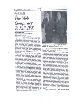 7Ie Mob Conspiracy to Kill JFK