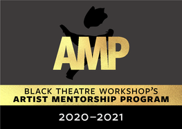 Black Theatre Workshop's Artist Mentorship Program