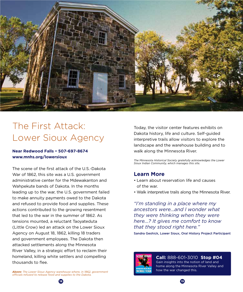 Lower Sioux Agency