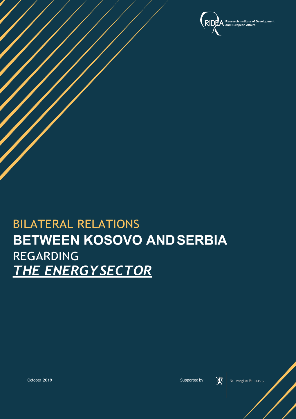 Bilateral Relations Between Kosovo and Serbia Regarding the Energy Sector