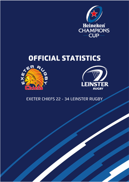 Official Match Statistics