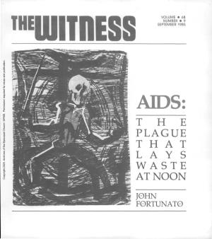 1985 the Witness, Vol. 68, No. 9. September 1985