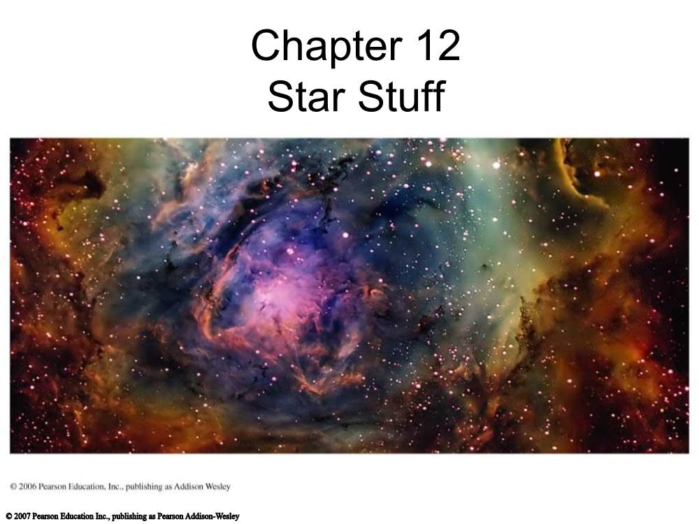 Chapter 12 Star Stuff How Do Stars Form? Star-Forming Clouds