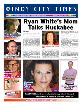 Ryan White's Mom Talks Huckabee