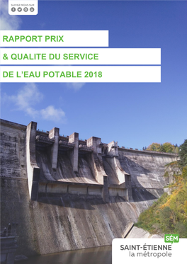 Rapport Prix & Qualite Du Service De L'eau Potable 2018