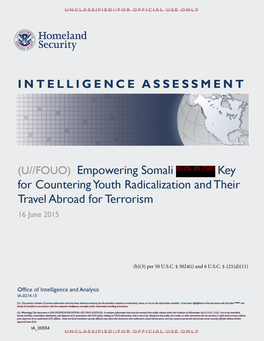 Empowering Somali Parents Key for Countering Youth Radicalization.Pdf