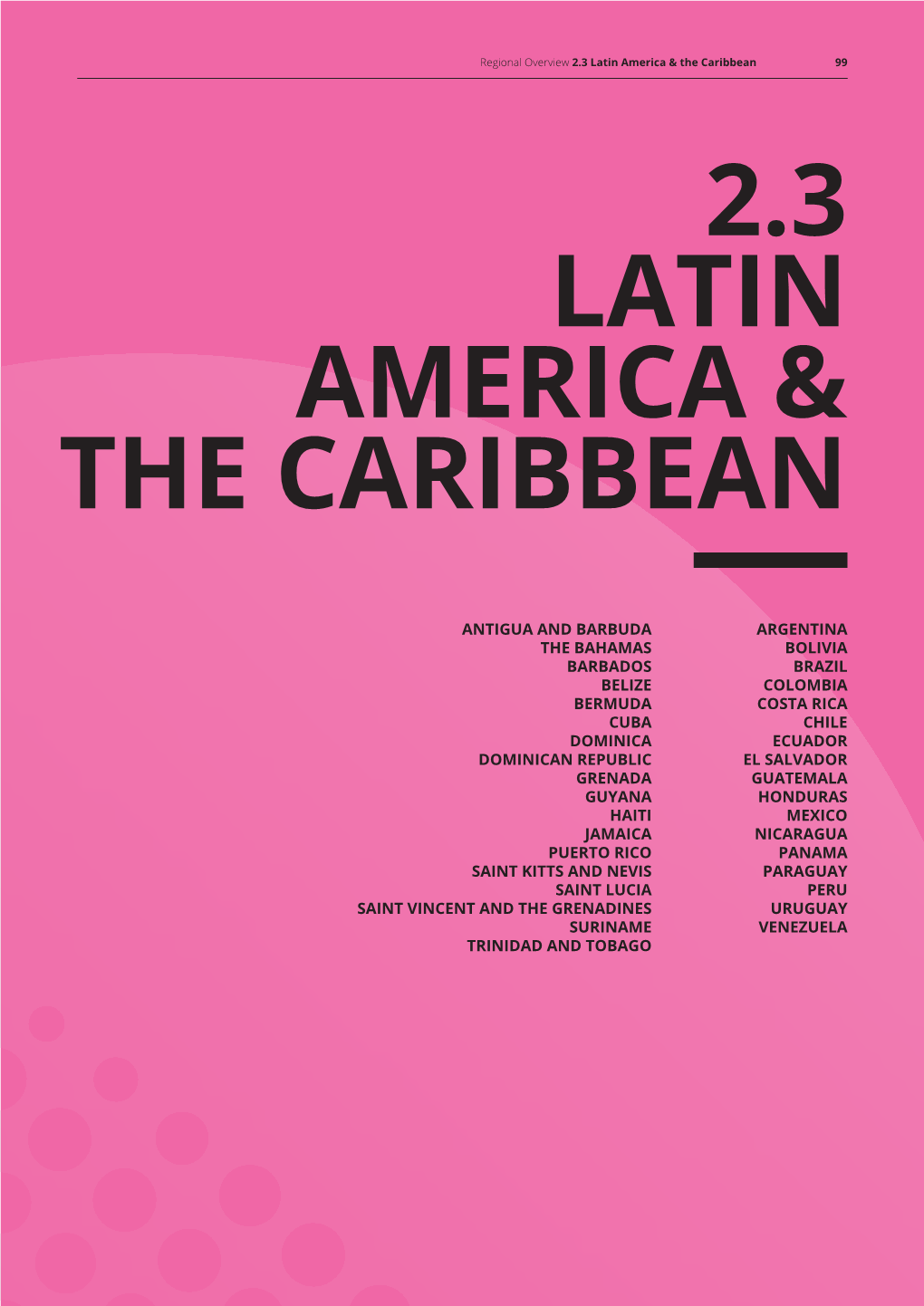 2.3 Latin America & the Caribbean