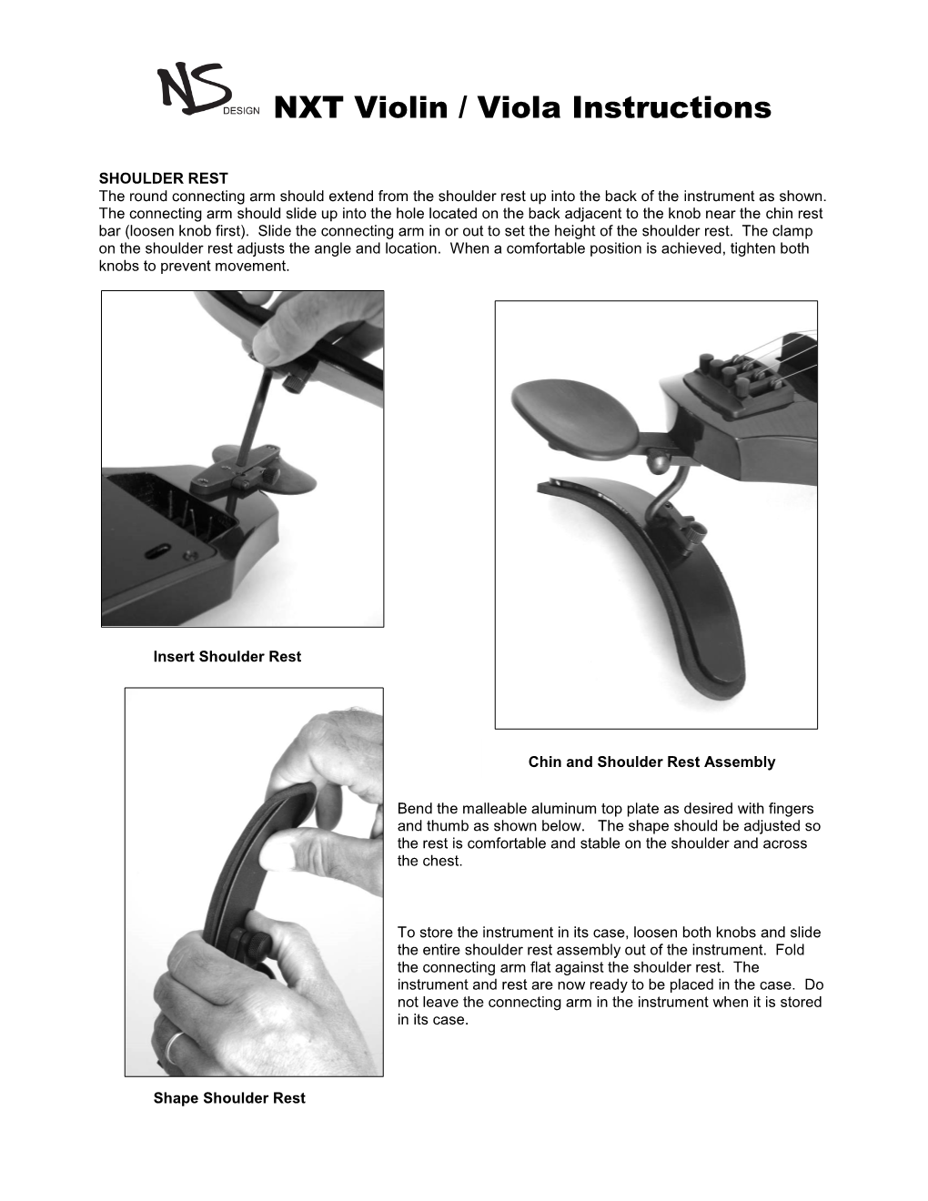 NXT Violin / Viola Instructions