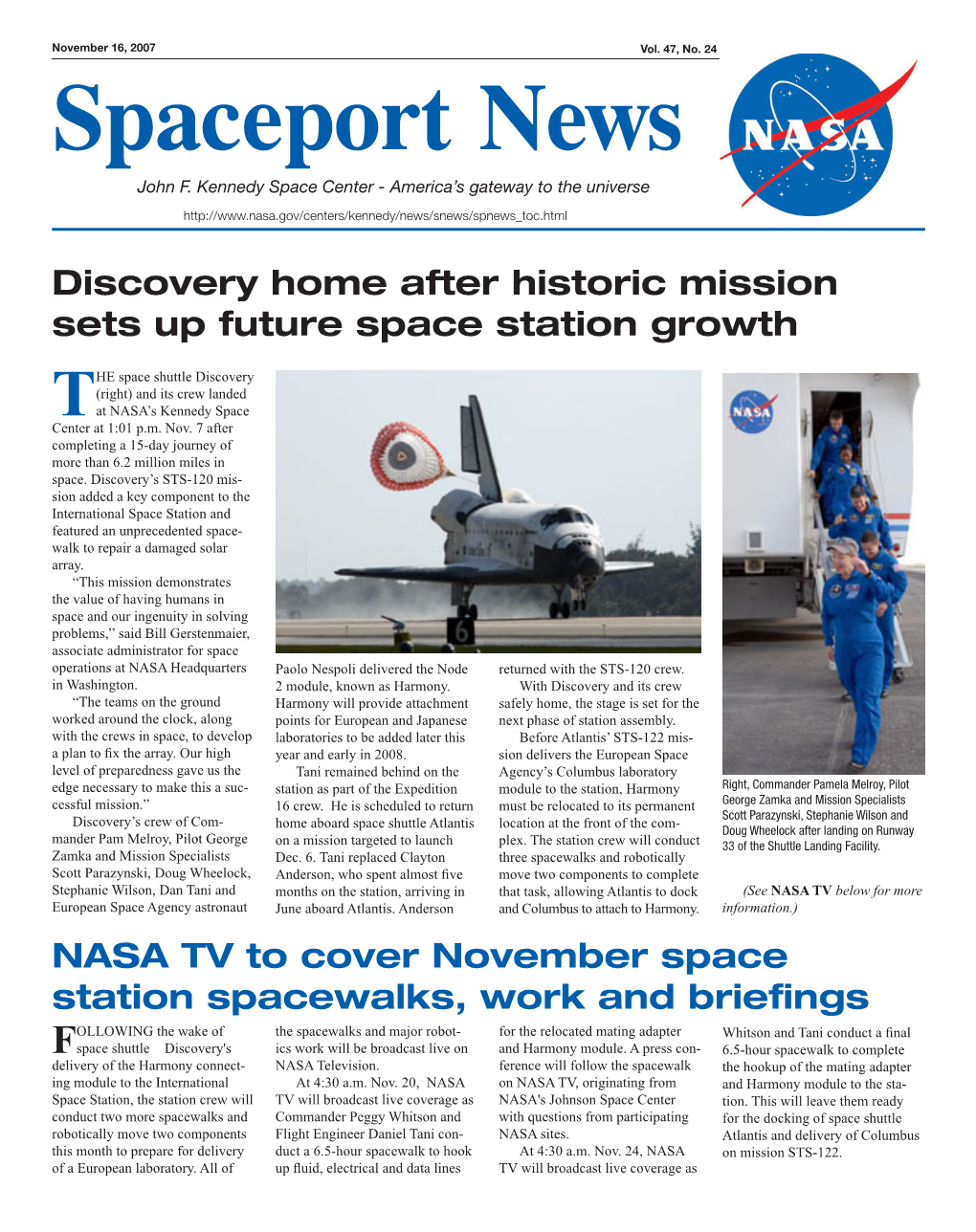 Spaceport News John F