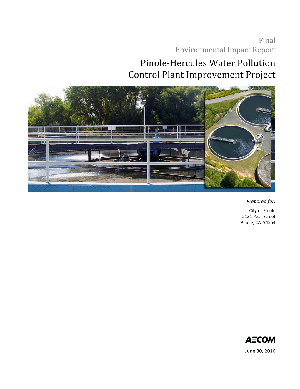 Pinole‐Hercules Water Pollution Control Plant Improvement Project