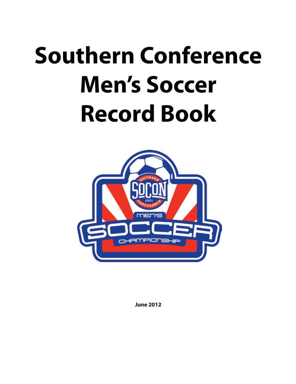 Southern Conference Men's Soccer Record Book