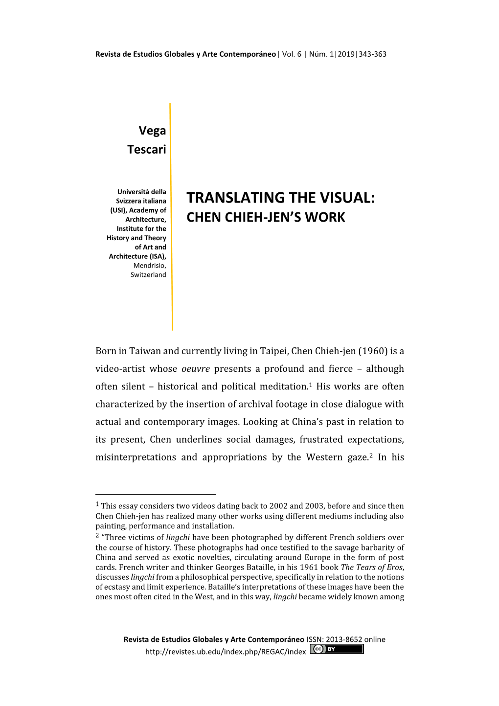 Translating the Visual