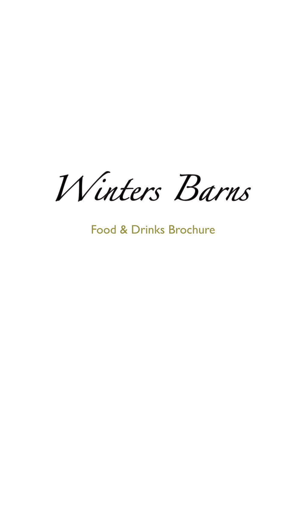 Winter Barns Brochure