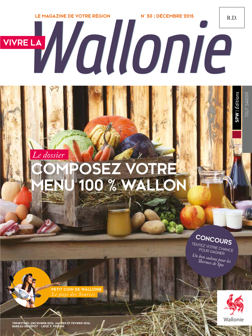 Composez Votre Menu 100 % Wallon