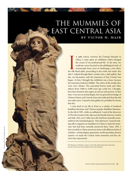 The Mummies of East Central Asia by Victor H
