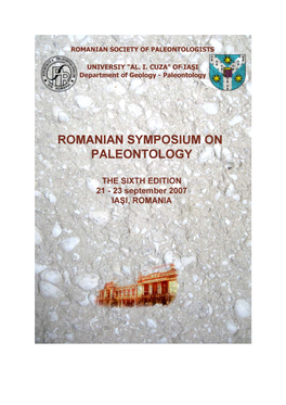 Romanian Symposium on Paleontology