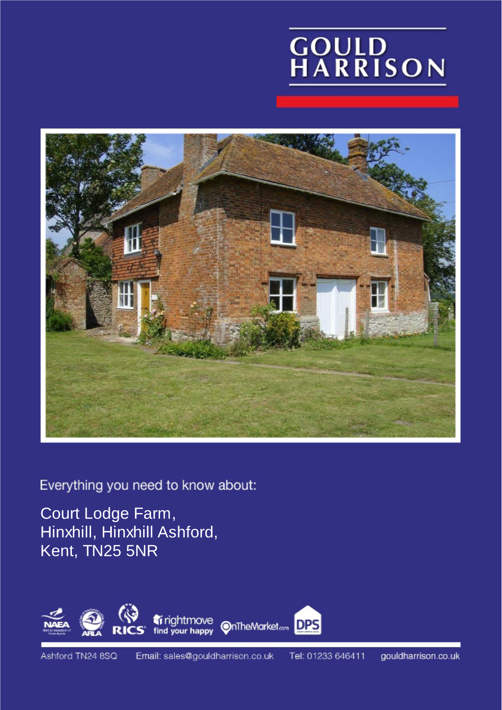 Court Lodge Farm, Hinxhill, Hinxhill Ashford, Kent, TN25 5NR LOCATION Contents