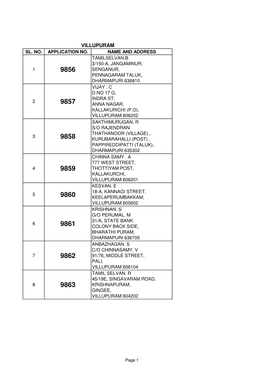 Villupuram Sl