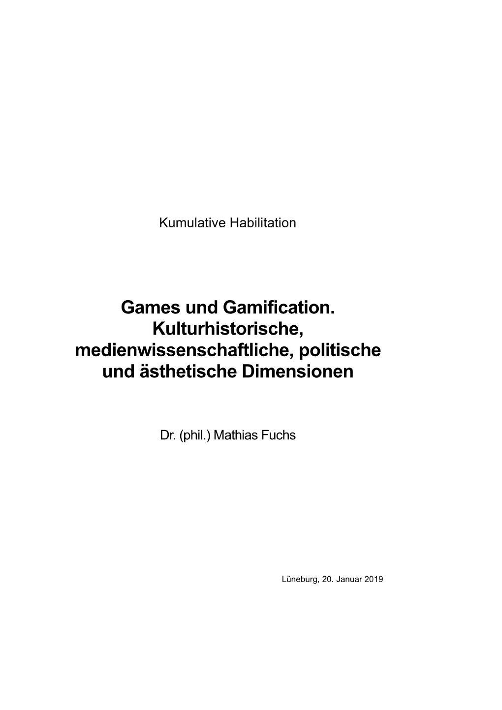 Games and Gamification 9