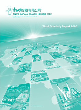 Third Quarterly Report 2008 2008