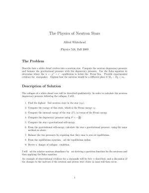 (PDF) the Physics of Neutron Stars