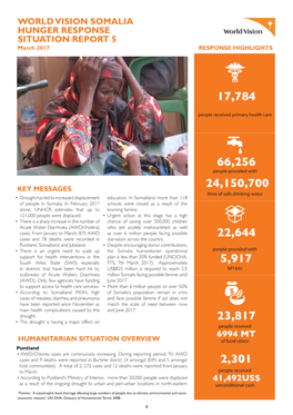 Somalia Hunger Crisis Response.Indd