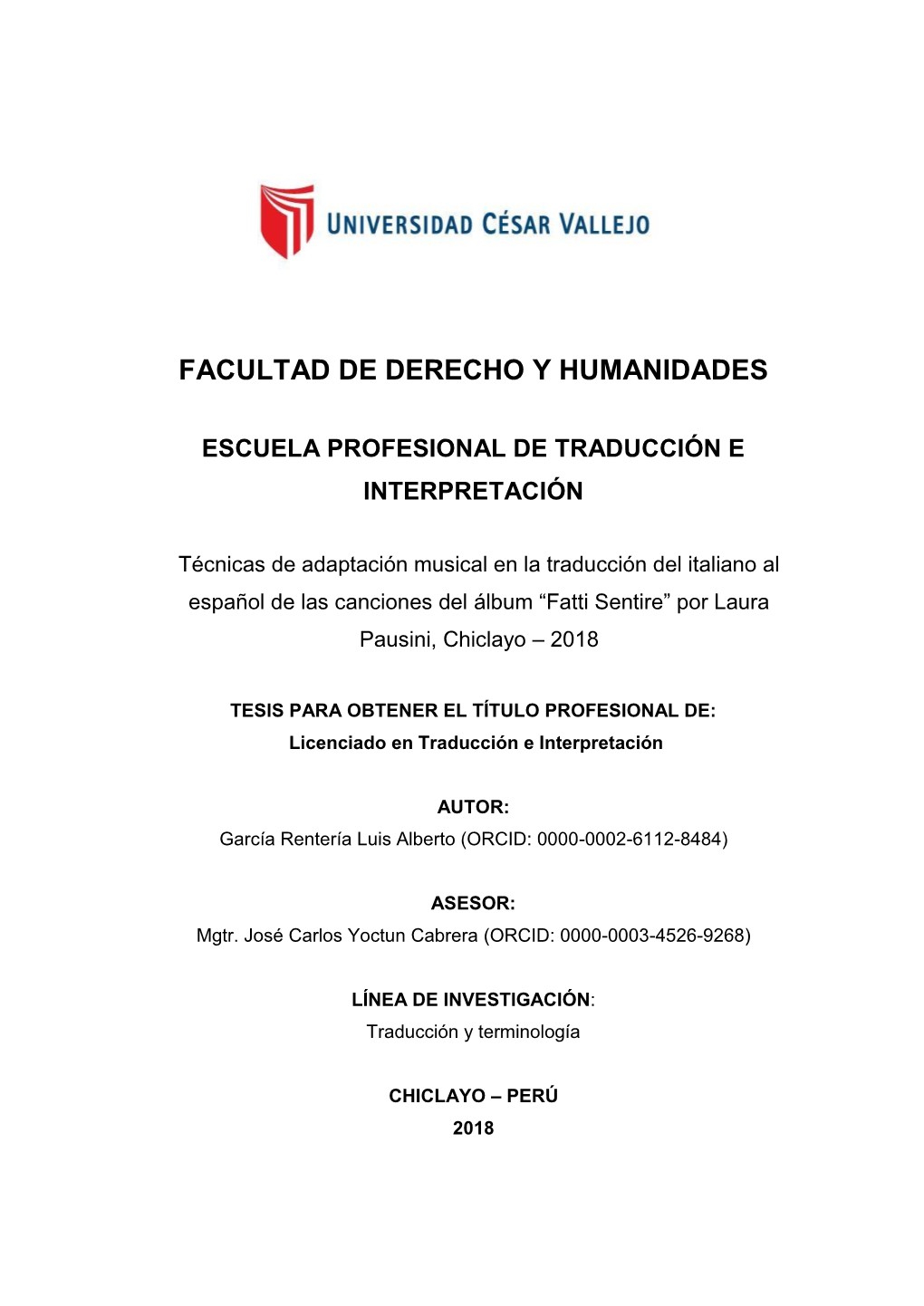 Facultad De Derecho Y Humanidades