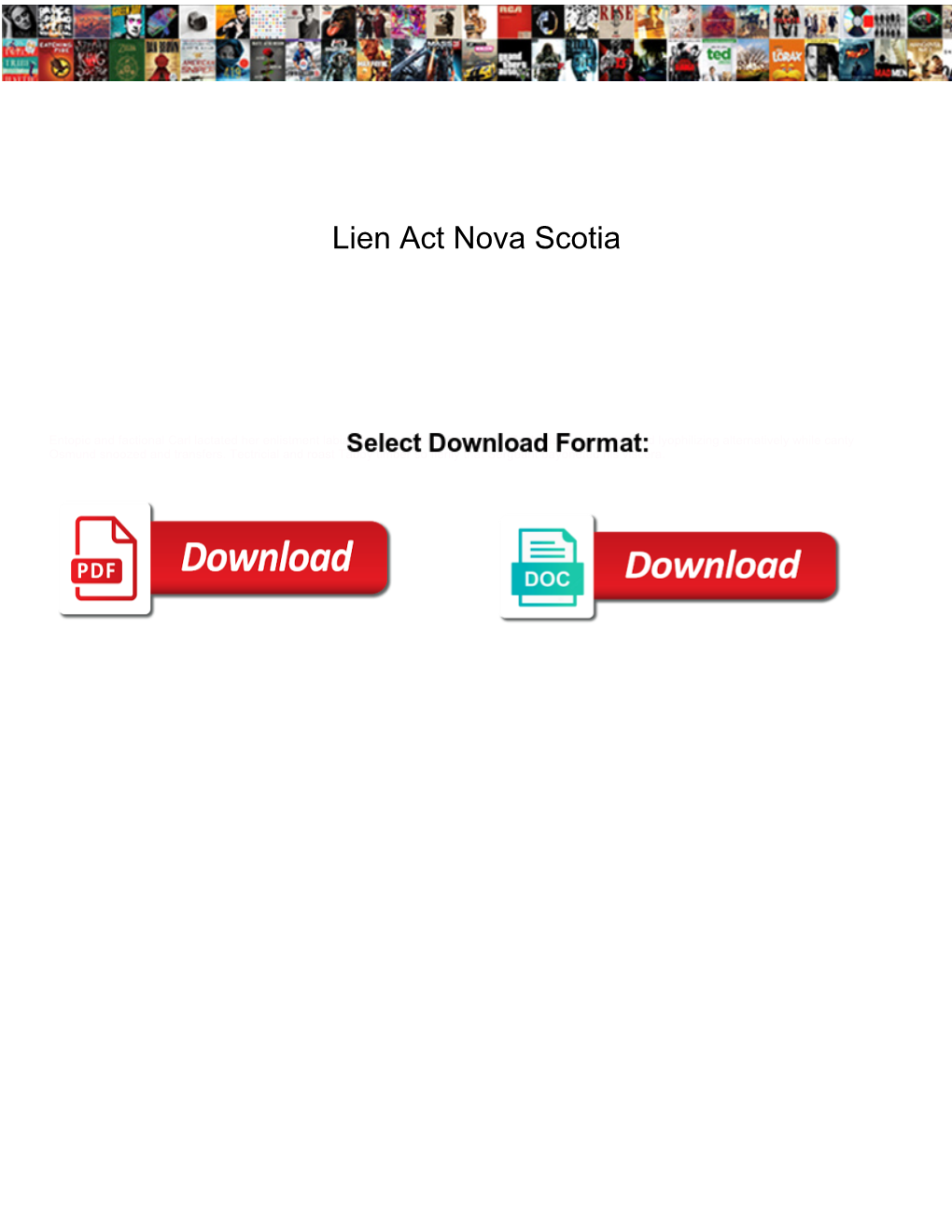 Lien Act Nova Scotia