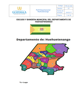Perfil Departamental De Huehuetenango
