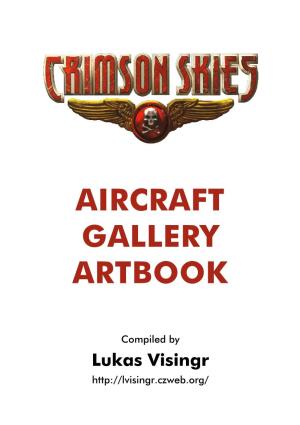Crimson Skies Aircraft Gallery Artbook