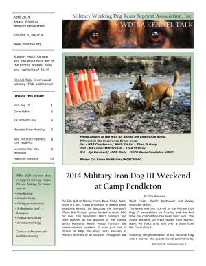 2014 Military Iron Dog III Weekend at Camp Pendleton