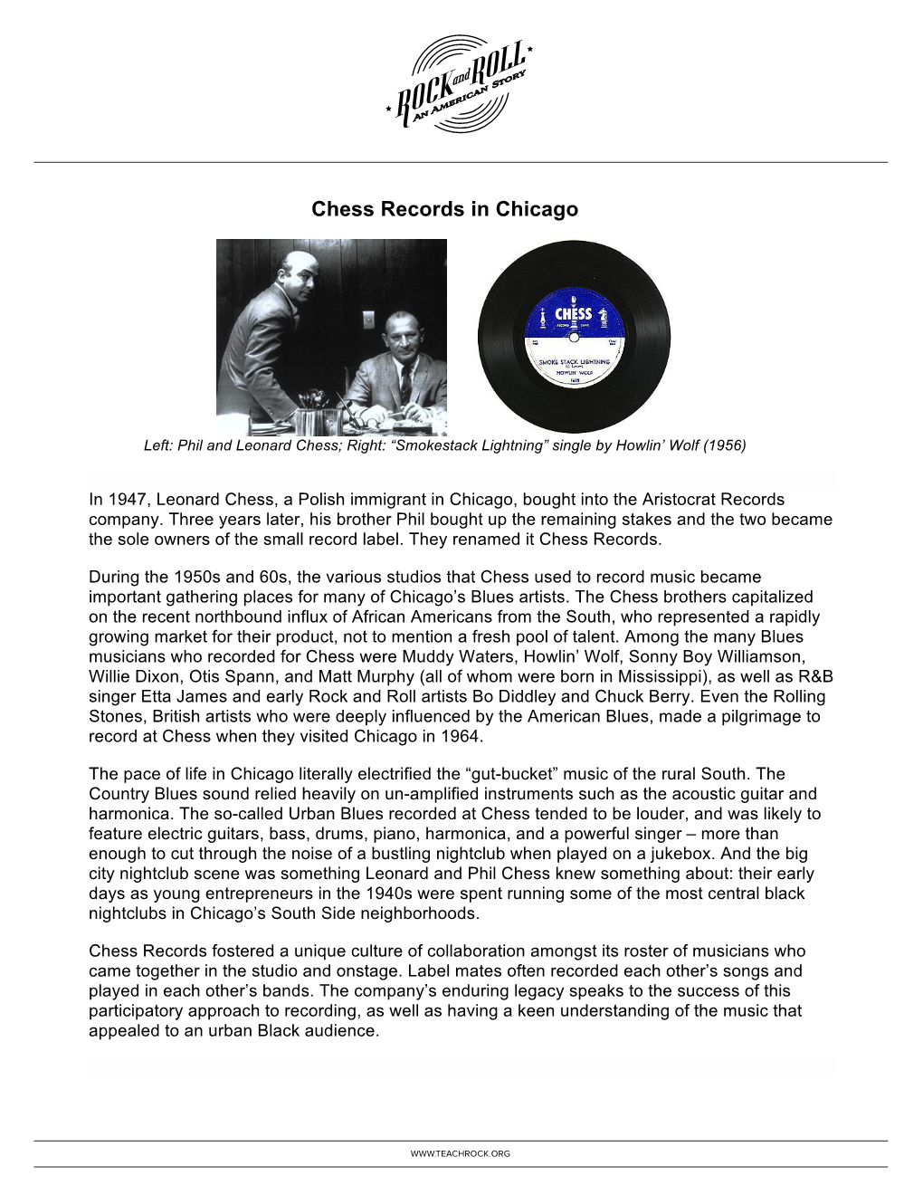 Chess Records in Chicago