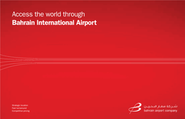 Access the World Through Bahrain International Airport