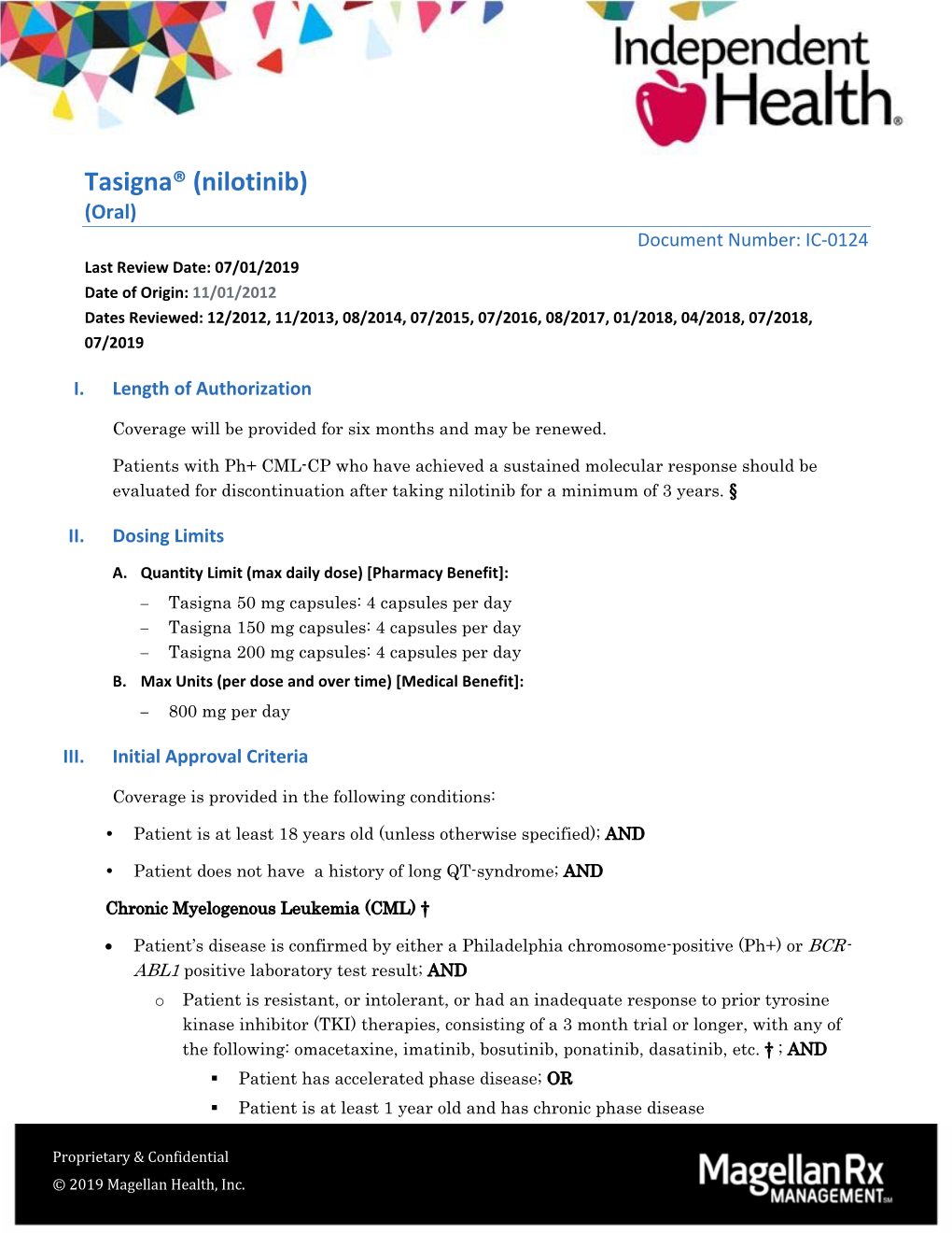 Tasigna® (Nilotinib)