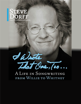 Steve Dorff Hall of Fame Singer/Songwriter Steve Dorff Hall of Fame Singer/Songwriter