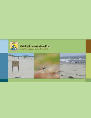 Habitat Conservation Plan for the Western Snowy Plover • August 2010