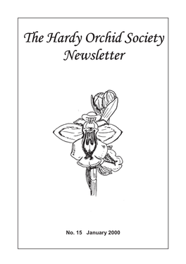 The Hardy Orchid Society Newsletter