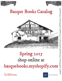 Basque Books Catalog Spring 2015 Shop Online at Basquebooks