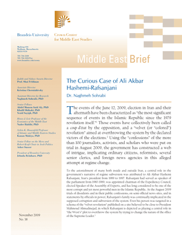 READ Middle East Brief 38