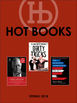 Hot Books | Spring 2018 1