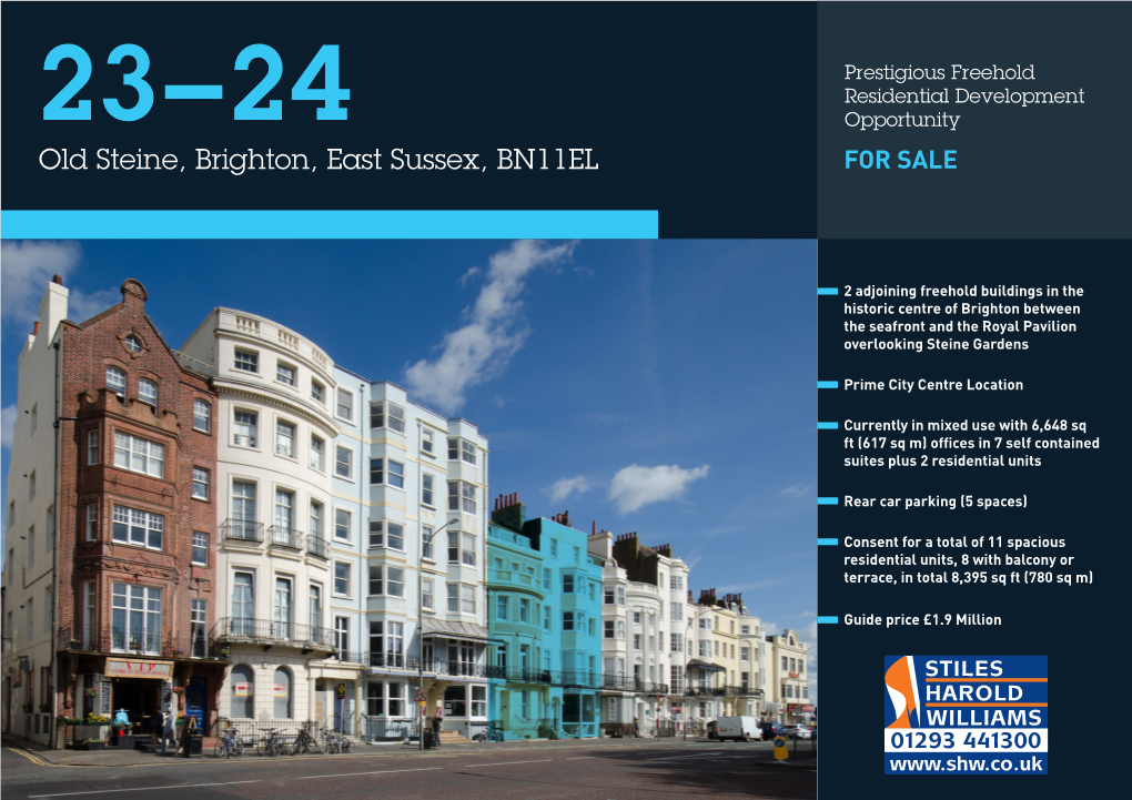 Old Steine, Brighton, East Sussex, BN11EL for SALE