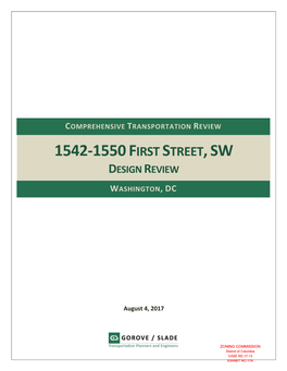 1542‐1550 First Street, Sw Design Review