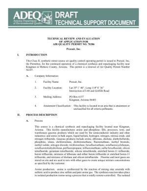 ADEQ Technical Support Document DRAFT(Public)