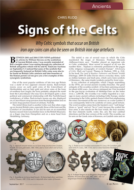 Signs of the Celts Why Celtic Symbols That Occur on British Iron Age Coins Can Also Be Seen on British Iron Age Artefacts