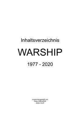 Inhaltsverzeichnis 1977