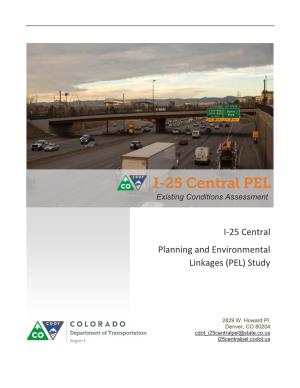 I-25 Central Planning and Environmental Linkages (PEL) Study