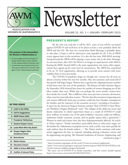 AWM Newsletter Counteract the Negative Forces of the Last Few Years
