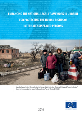 Enhancing the National Legal Framework in Ukraine for Protecting the Human Rights of Internally Displaced Persons