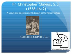 P. Christopher Clavius, SJ